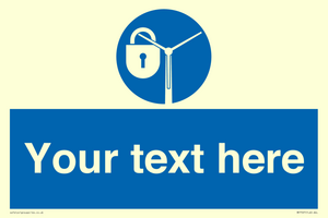 Custom mandatory lock rotor blades